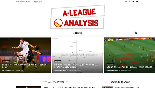 Analyse der A-Liga (a-leagueanalysis.com)