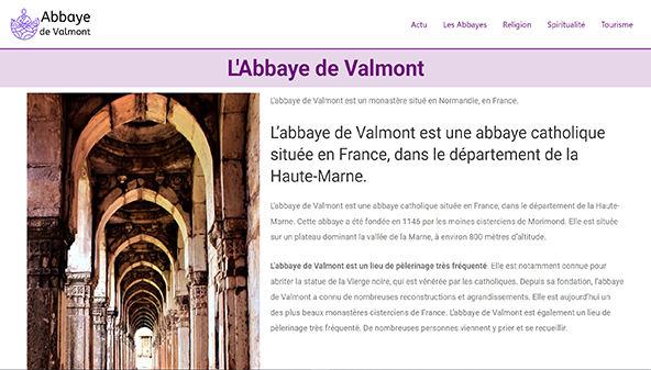 Opactwo Valmont (abbaye-valmont.fr)