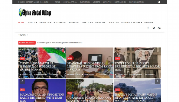 Afrika global landsby (africaglobalvillage.com)