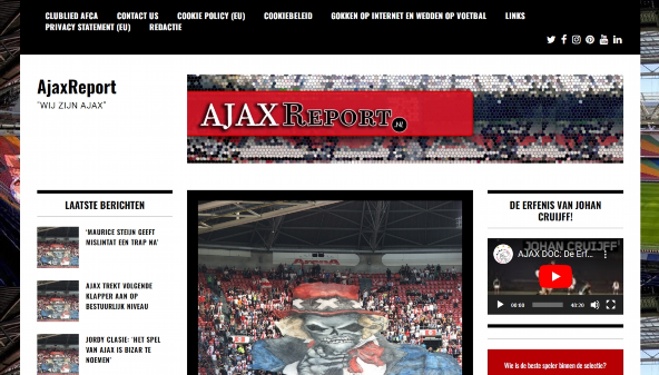 Relatório Ajax (ajaxreport.nl)