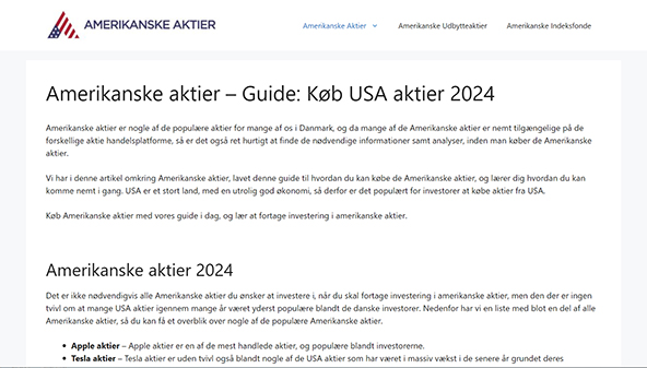 amerikanskeaktier.dk