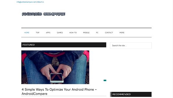 Comparación con Android (androidcompare.com)