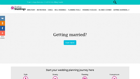 Matrimoni in Arabia (arabiaweddings.com)