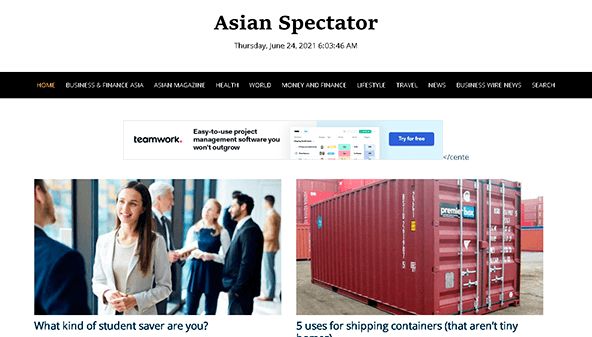 Азіатський глядач (asianspectator.com)