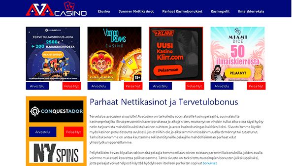 Ава казино (avacasino.co)