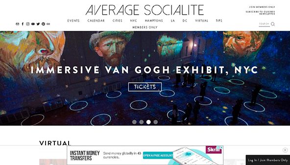 Socialite média (averagesocialite.com)