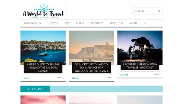 Matkustettava maailma (aworldtotravel.com)