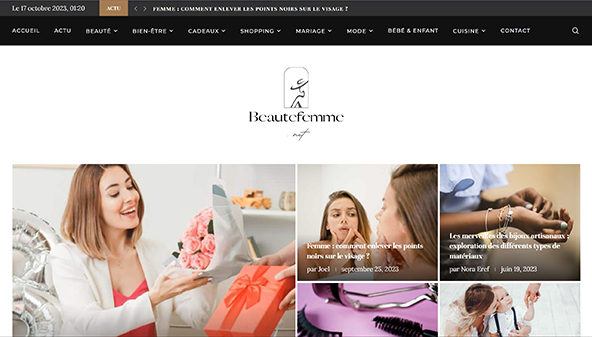 Skönhet kvinna (beautefemme.net)