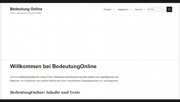 المعنى على الإنترنت (bedeutungonline.de)