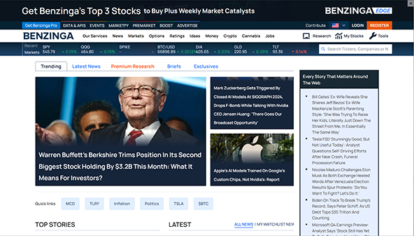 بنزينجا (benzinga.com)