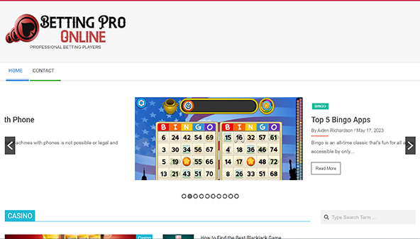 Vedonlyönti pro verkossa (bettingproonline.com)