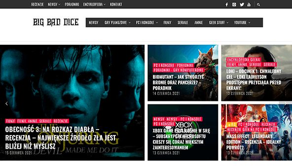 Dados grandes y malos (bigbaddice.pl)