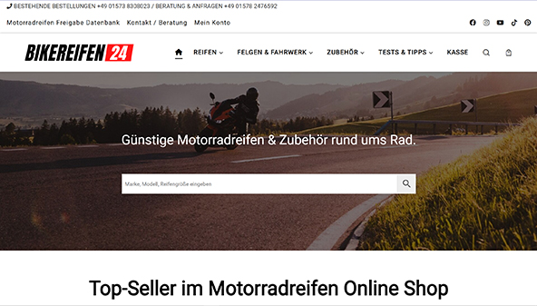 Pneumatici per motociclisti 24 (bikereifen24.de)