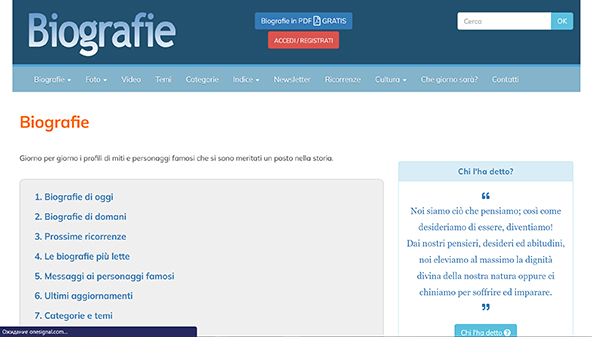 Biografiaonline (biografieonline.it)
