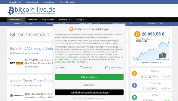 بيتكوين لايف (bitcoin-live.de)