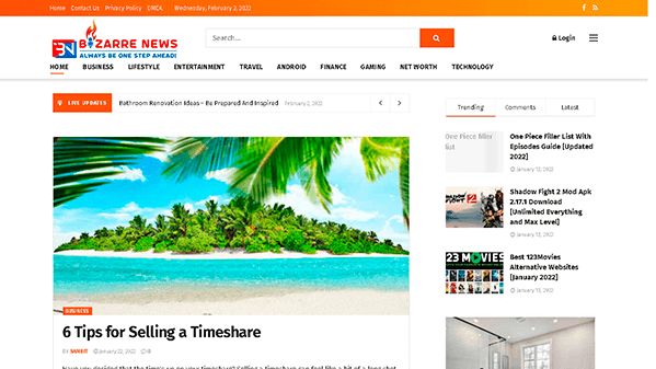 Bisarra nyheter (bizarrenews.org)