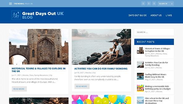 Отличные дни в Великобритании блог (blog.great-days-out.co.uk)