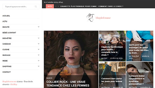 Kvinna blogg (blogdefemme.net)