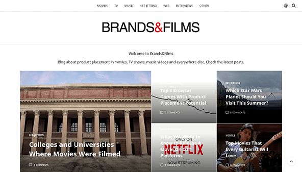 Márkák és filmek (brandsandfilms.com)
