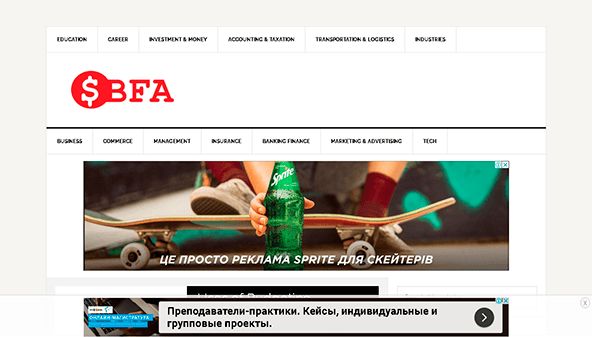 Verslo finansų straipsniai (businessfinancearticles.org)