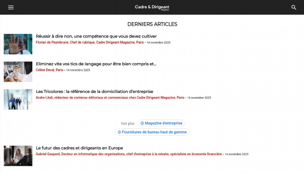 cadre-dirigeant-magazine.com