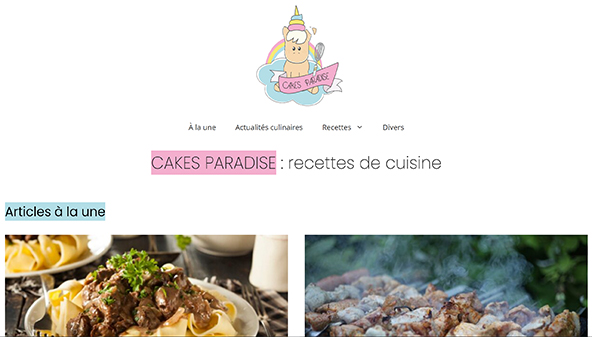 كعكات الجنة (cakesparadise.fr)