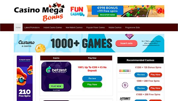 Casino mega bonus (casino-mega-bonus.com)