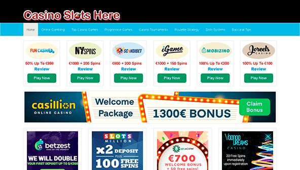 Casino slots här (casinoslotshere.com)