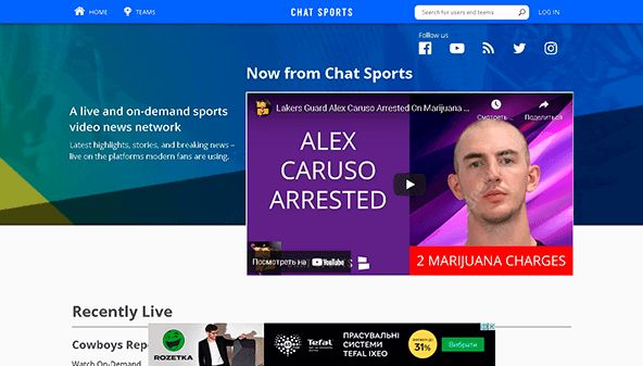 Chat sportif (chatsports.com)