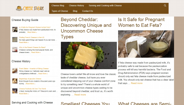 Tienda de quesos (cheese-store.com)