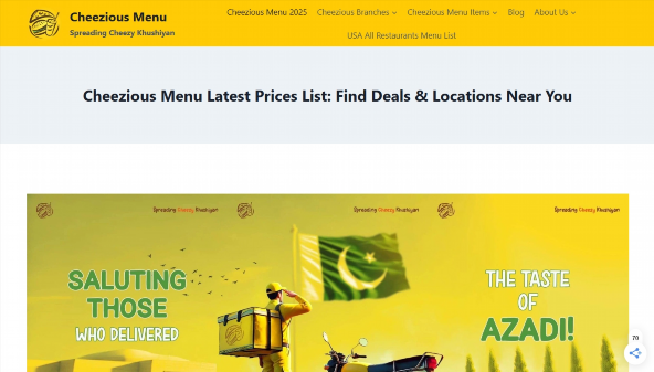 cheeziousmenu.com