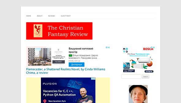 Kristna fantasy-bokrecensioner (christian-fantasy-book-reviews.com)