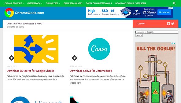 Cromo geek (chromegeek.com)