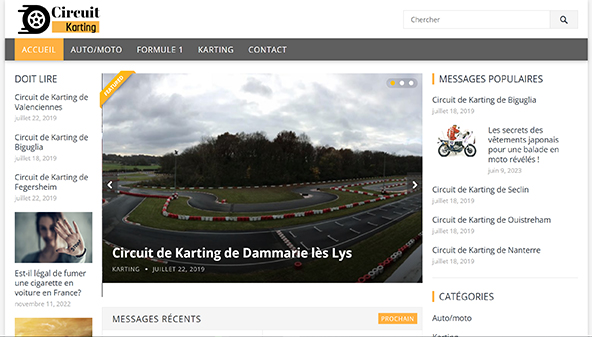 Tor kartingowy (circuitkarting.fr)