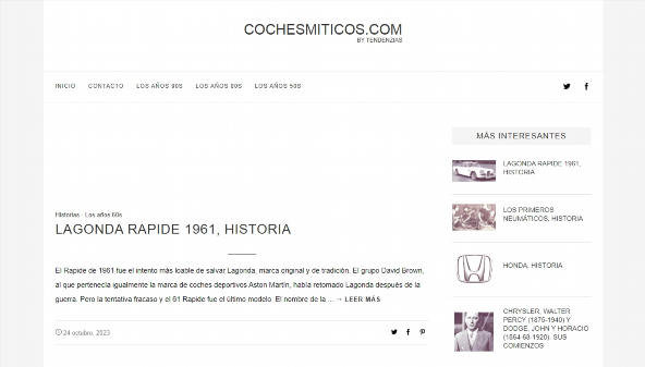 cochesmiticos.com