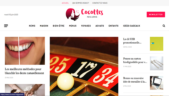 Tidningen cocottes (cocottes-magazine.fr)