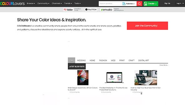 Los amantes del color (colourlovers.com)