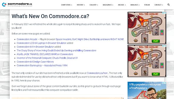 Kommodori (commodore.ca)