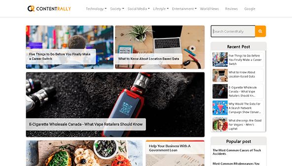 Zawartość rajdu (contentrally.com)
