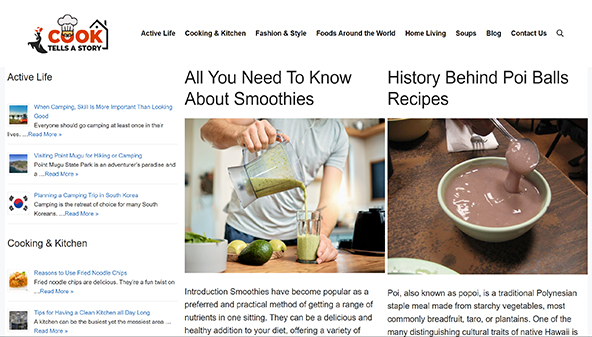 Cook cuenta una historia (cooktellsastory.com)