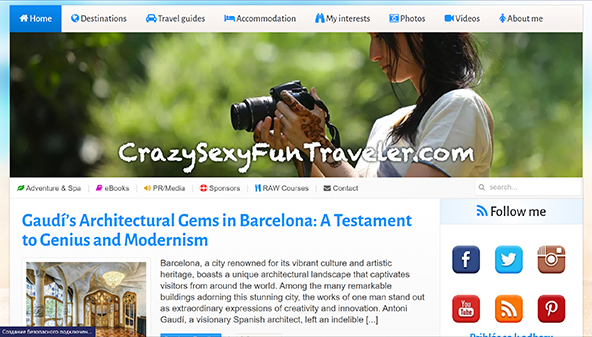 Loco viajero sexy y divertido (crazysexyfuntraveler.com)