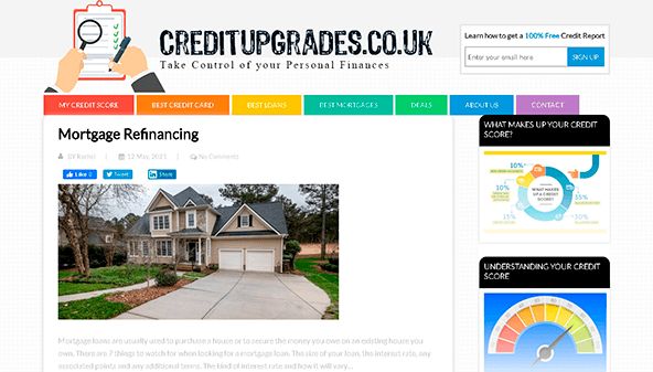 Kredito atnaujinimas (creditupgrades.co.uk)