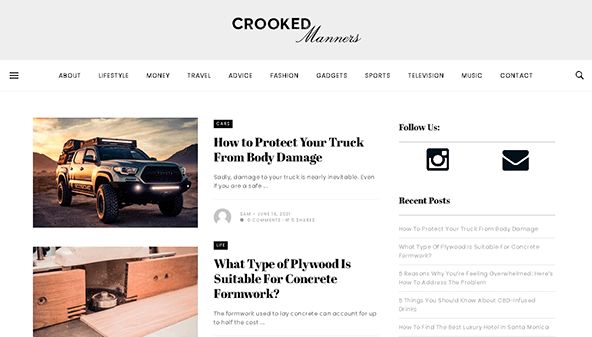 Görbe modor (crookedmanners.com)