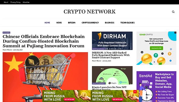 Sieć kryptowalutowa (cryptonetwork.live)