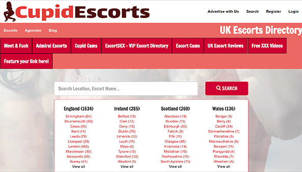 Acompañantes de Cupido (cupidescorts.co.uk)