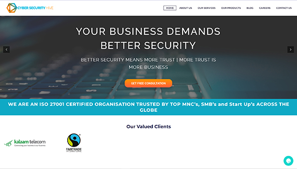Ruche de la cybersécurité (cybersecurityhive.com)