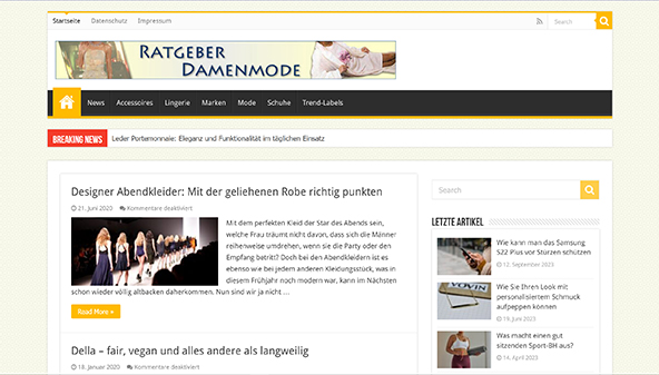 Moteklær for kvinner (damenmode-kleidung.de)