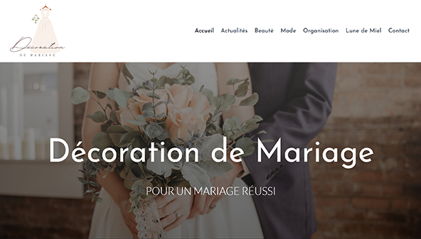 Bröllopsdekoration (decoration-demariage.fr)