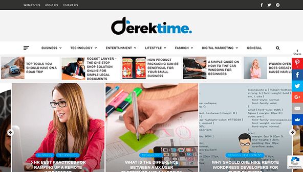 Derek ideje (derektime.com)