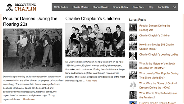 Открывая Чаплина (discoveringchaplin.com)